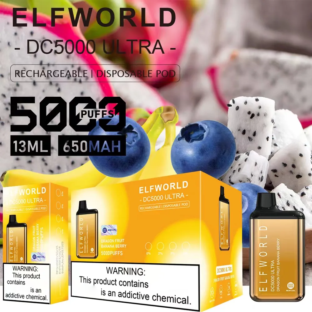 ELFWORLD DC5000 ULTRA Disposable Vape