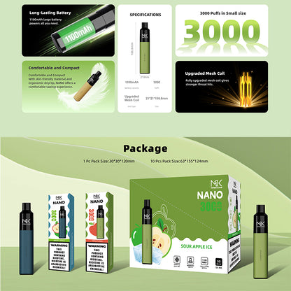 Maskking Nano 3000 Puffs Disposable Vape