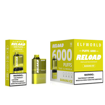 ELFWORLD Reload 6000 Puffs Disposable Vape