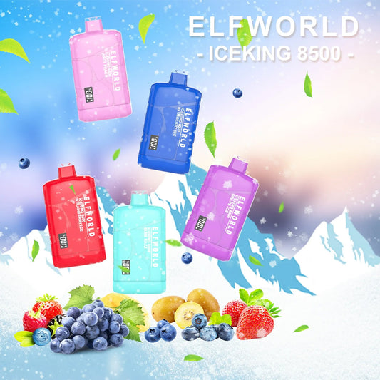 ELFWORLD ICE KING 8500 Puffs Disposable Vape