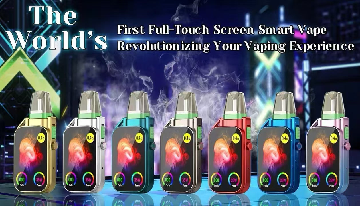 Custom Your Own Brand Logo OEM Full Touch Screen Smart Vape