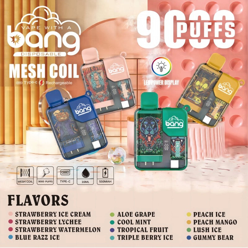 Bang 9000 Puffs Disposable Vape Pen