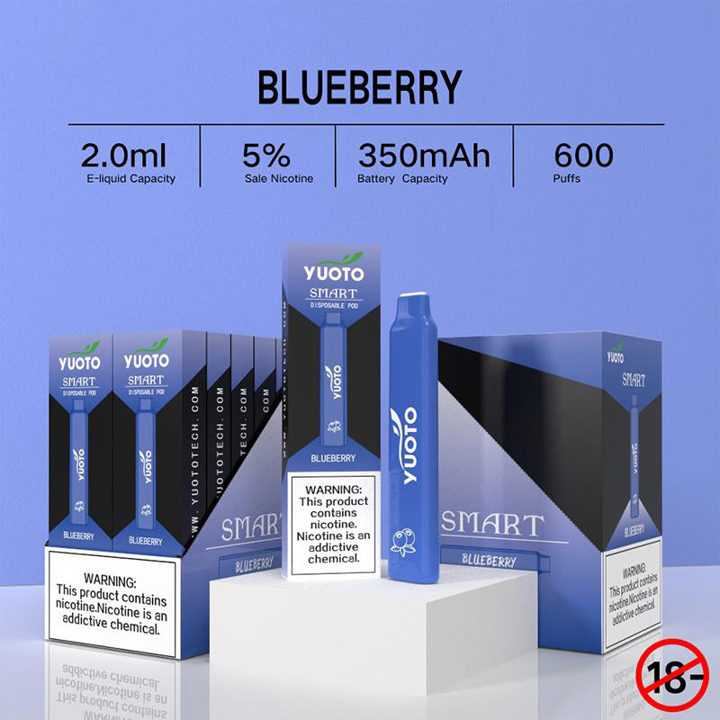 Yuoto Smart 600 Puffs Disposable Vape