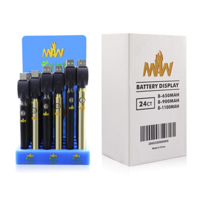 510 CBD Vape Pen Battery Set 650mAh  900mAh 1100mAh