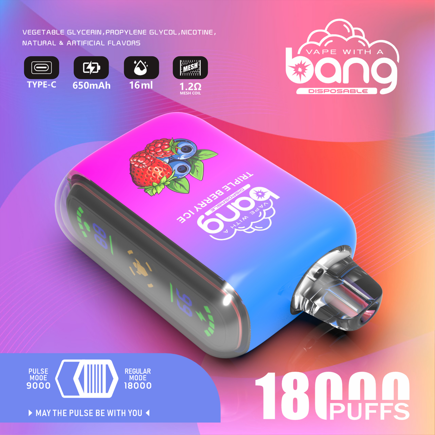 Bang 18000 Puffs Disposable Vape