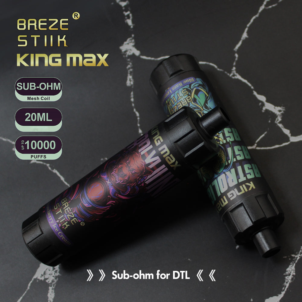 Breze stiik Kingmax 10000 Puffs Disposable Vape Pen