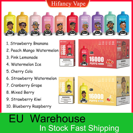 EU Warehouse Hifancy 16000 Puffs Disposable Vape