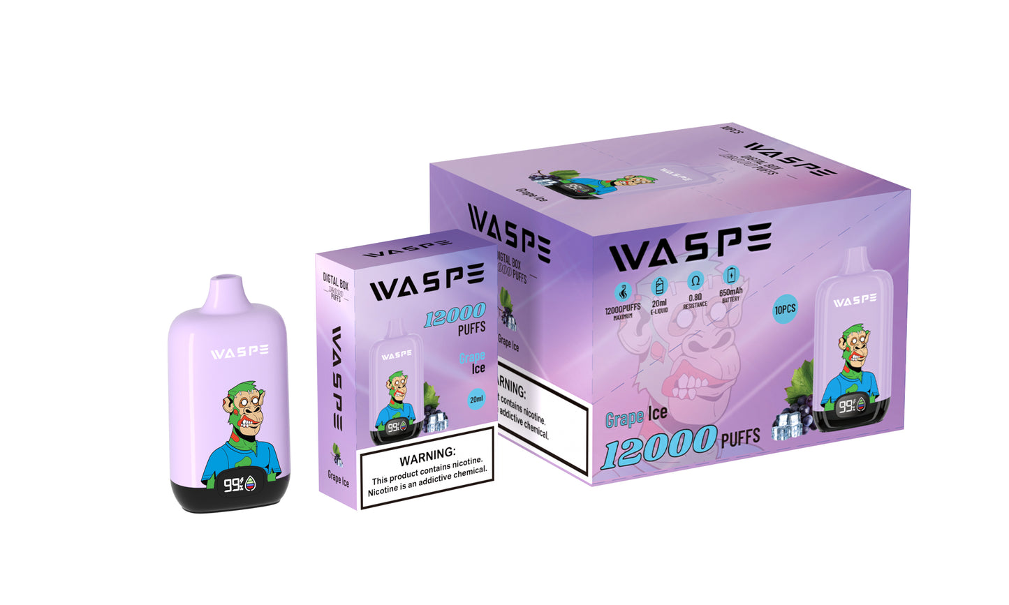 WASPE 12000 Puffs Digital Box Disposable Vape