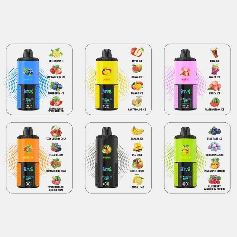ATVS 60000 Puffs 4in1 Flavors Disposable Vape