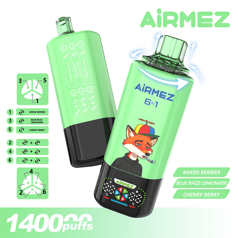 Airmez 140000 Puffs 6in1 Disposable Vape 140K E-cigarettes Vapors | Vape Pen Airmez 140000 Puffs 6in1 Disposable Vape 140K E-cigarettes Vapors | Vape Pen
