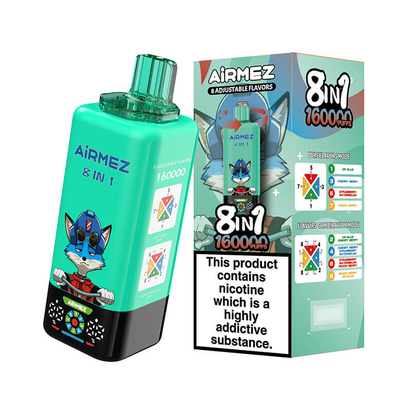 Airmez 160000 Puffs 8in1 Disposable Vape 160K E-cigarettes Vaping | Vape Pen Airmez 160000 Puffs 8in1 Disposable Vape 160K E-cigarettes Vaping | Vape Pen