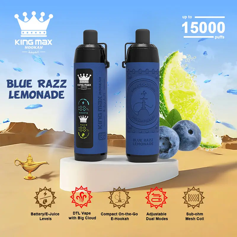 BREZE STIIK Kingmax Hookah 15000 Puffs Disposable Vape