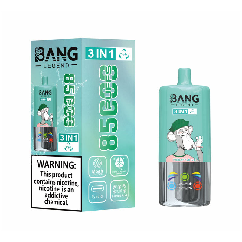 Bang Legend Triple 85000 Puffs Disposable Vape 85K 3in1 E-cigarettes | Vape Pen Bang Legend Triple 85000 Puffs Disposable Vape 85K 3in1 E-cigarettes | Vape Pen
