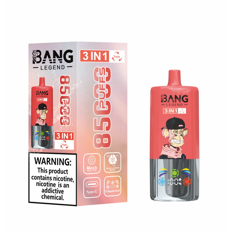 Bang Legend 85000 Puffs 3in1 Disposable Vape