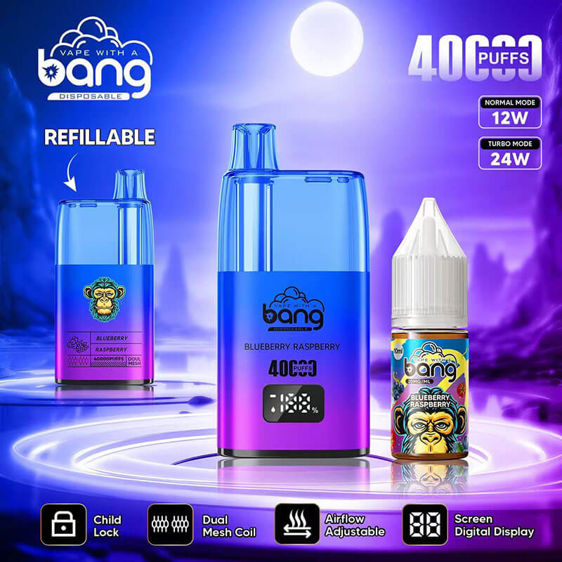 Bang 40000 Puffs Refillable Disposable Vape