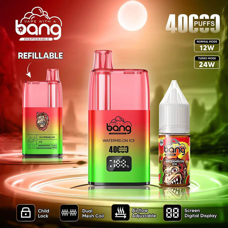 Bang 40000 Puffs Refillable Disposable Vape