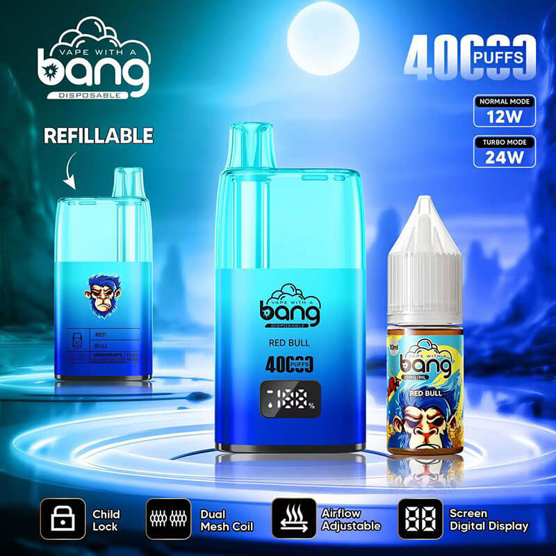 Bang 40000 Puffs Refillable Disposable Vape