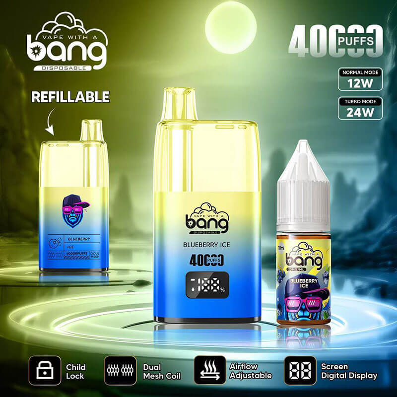 Bang 40000 Puffs Refillable Disposable Vape