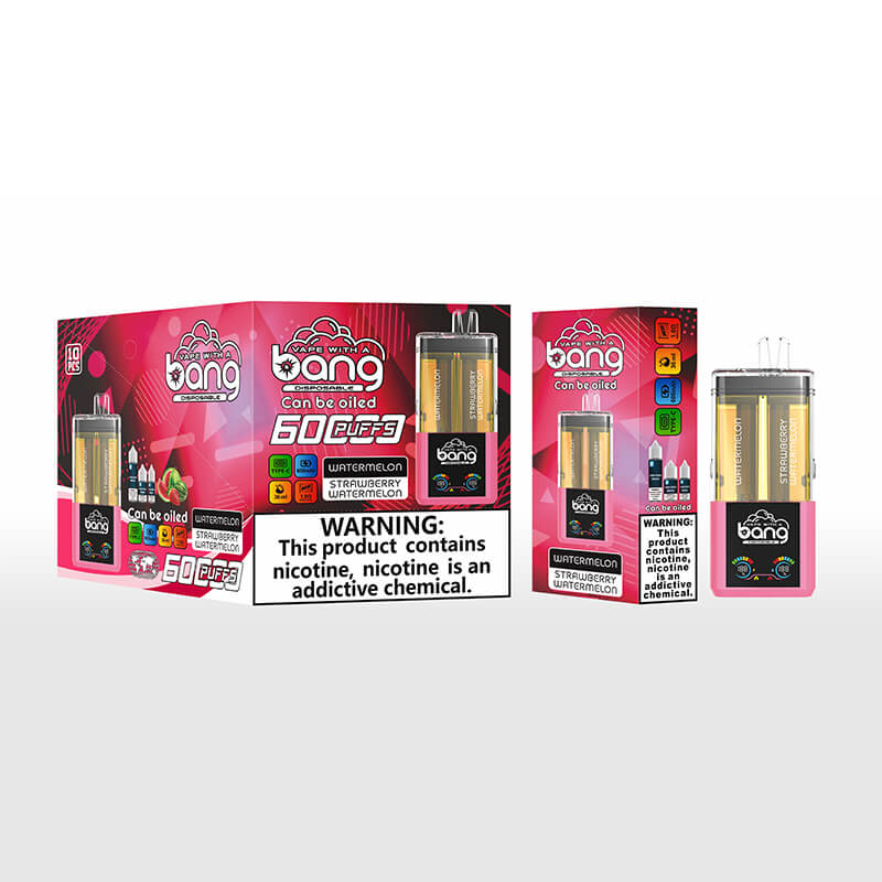 Bang 60000 Puffs 2in1 Refillable Disposable Vape