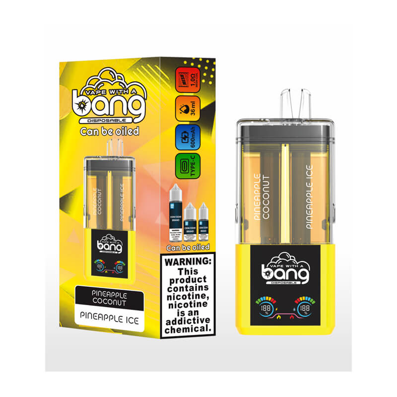 Bang 60000 Puffs 2in1 Refillable Disposable Vape