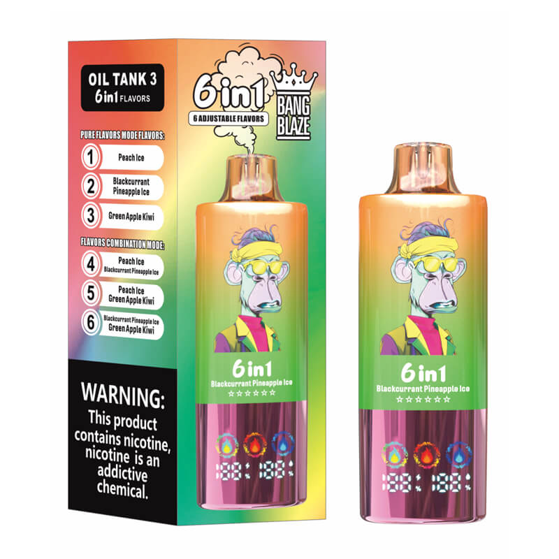 Bang Blaze 100000 Puffs 6in1 Disposable Vape 100K E-cigarettes | Vape Pen Bang Blaze 100000 Puffs 6in1 Disposable Vape 100K E-cigarettes | Vape Pen