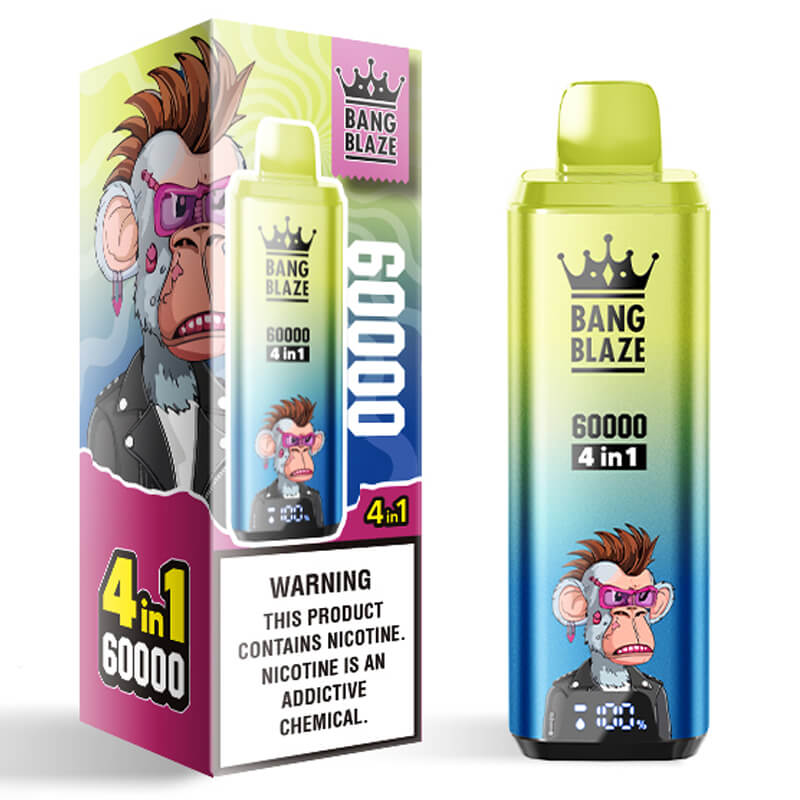Bang Blaze 60000 Puffs 4in1 Flavors Disposable Vape