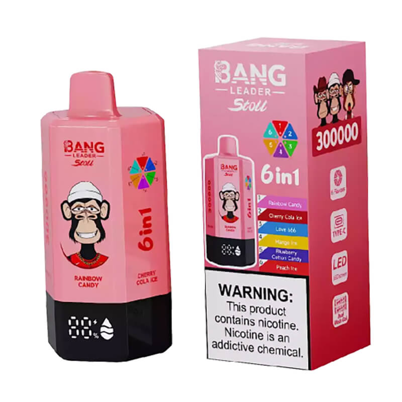 Bang Leader Stoll 300000 Puffs 6in1 Disposable Vape