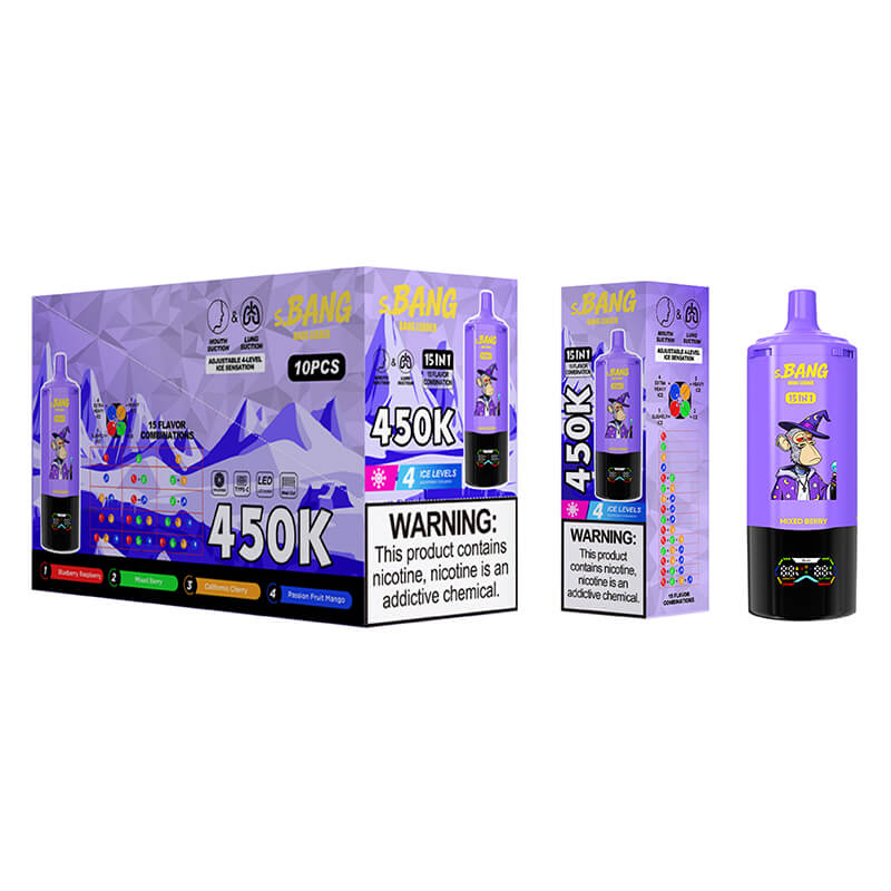 $15 disposable vape Bang Leader 450000 Puffs 15IN1 Disposable Vape 450K E-cigarettes - Vapeglobals