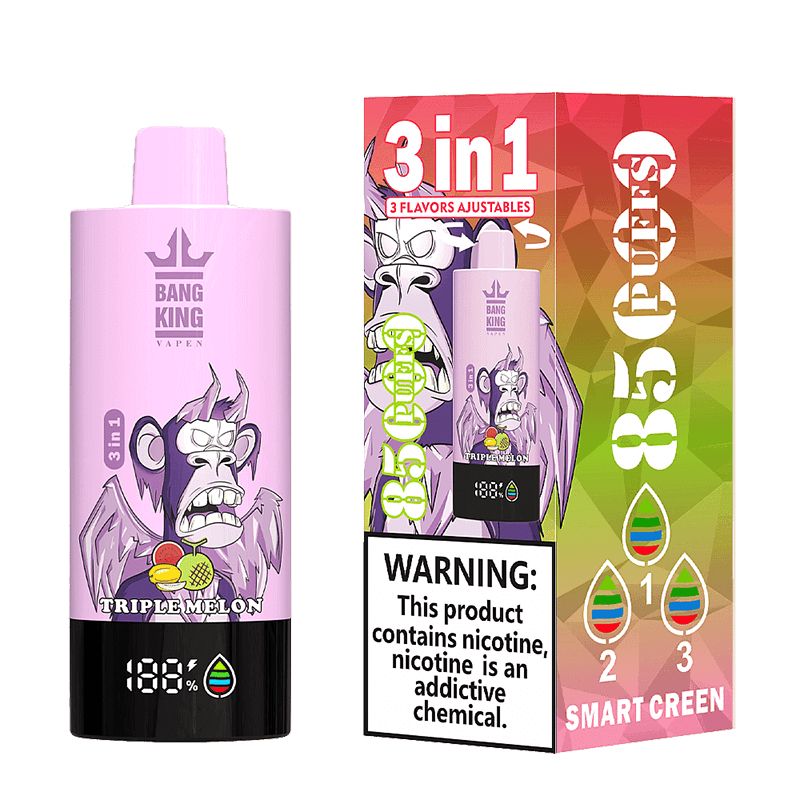 Bang King Triple 85000 Puffs Disposable Vape 85K E-cigarettes Vapors | Vape Pen Bang King Triple 85000 Puffs Disposable Vape 85K E-cigarettes Vapors | Vape Pen