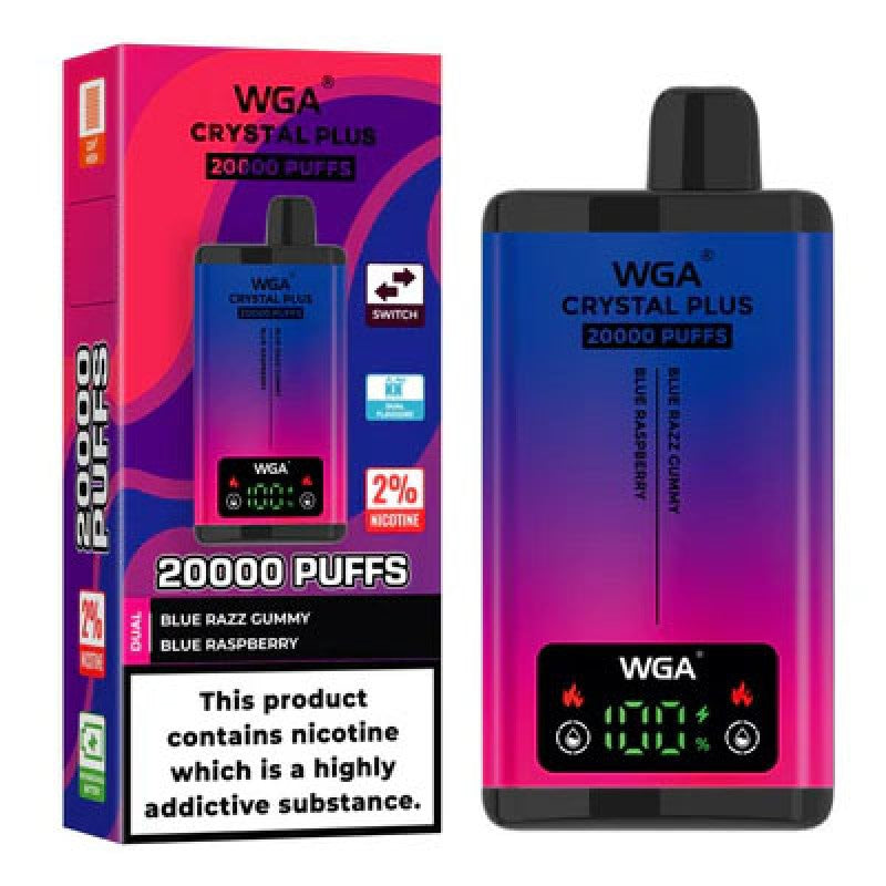 WGA Crystal Plus 20000 Puffs Dual Flavors Disposable Vape