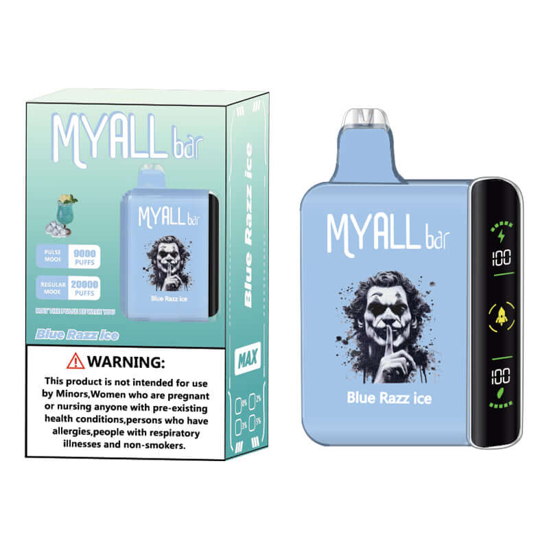 Blue Razz ice MYALL Bar 20000 Puffs Disposable Vape