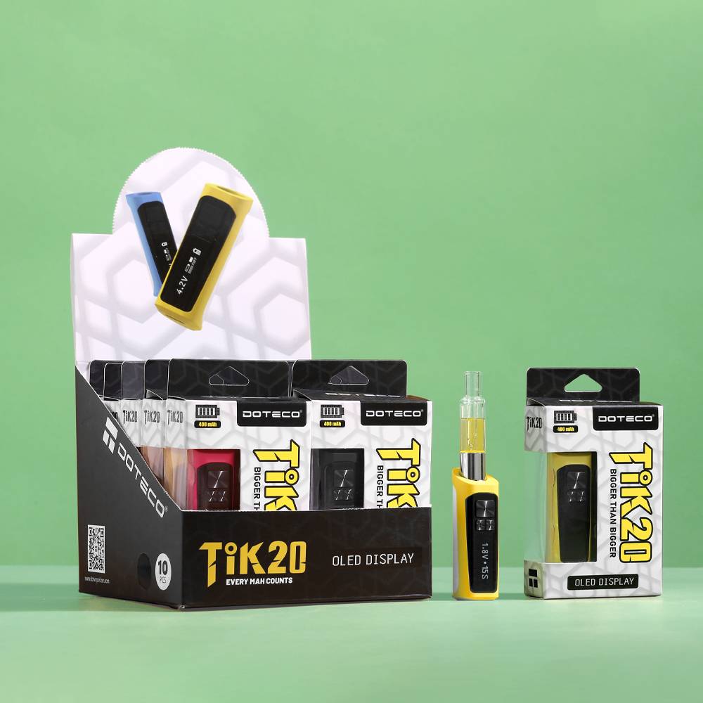 DOTECO Tik20 Vaporizer Battery 400mAh Vape Kit