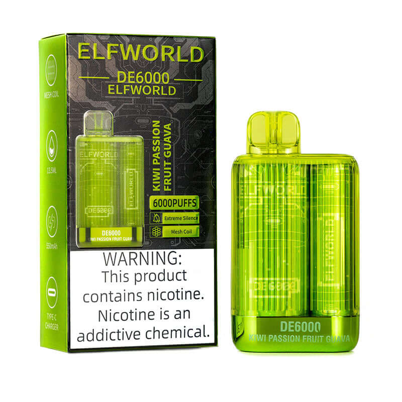 ELFWORLD DE 6000 Puffs Disposable Vape