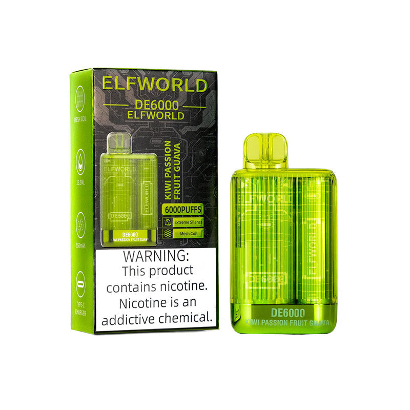 ELFWORLD DE 6000 Puffs Disposable Vape