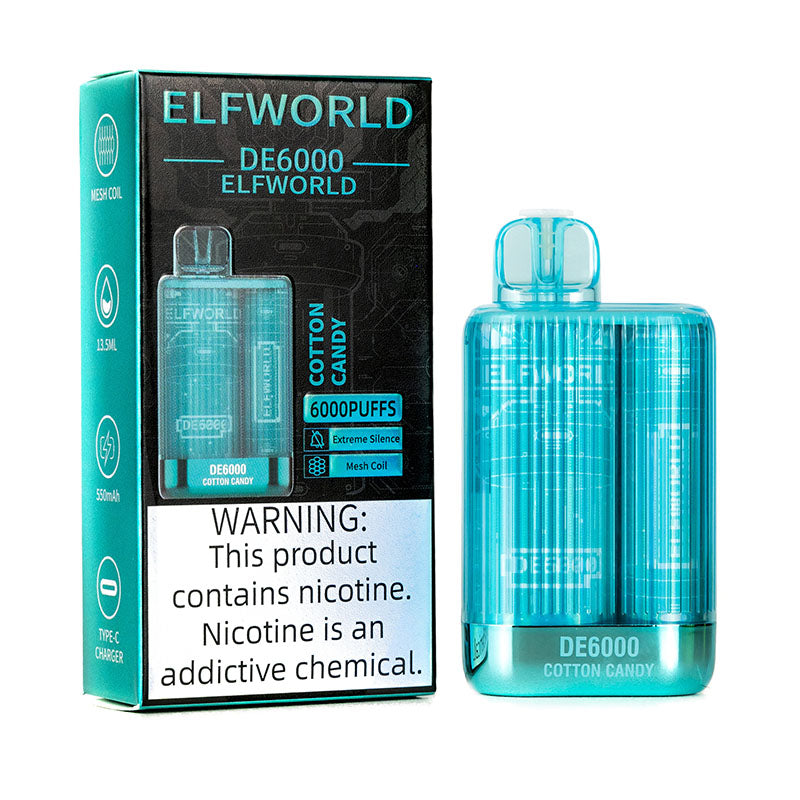 ELFWORLD DE 6000 Puffs Disposable Vape