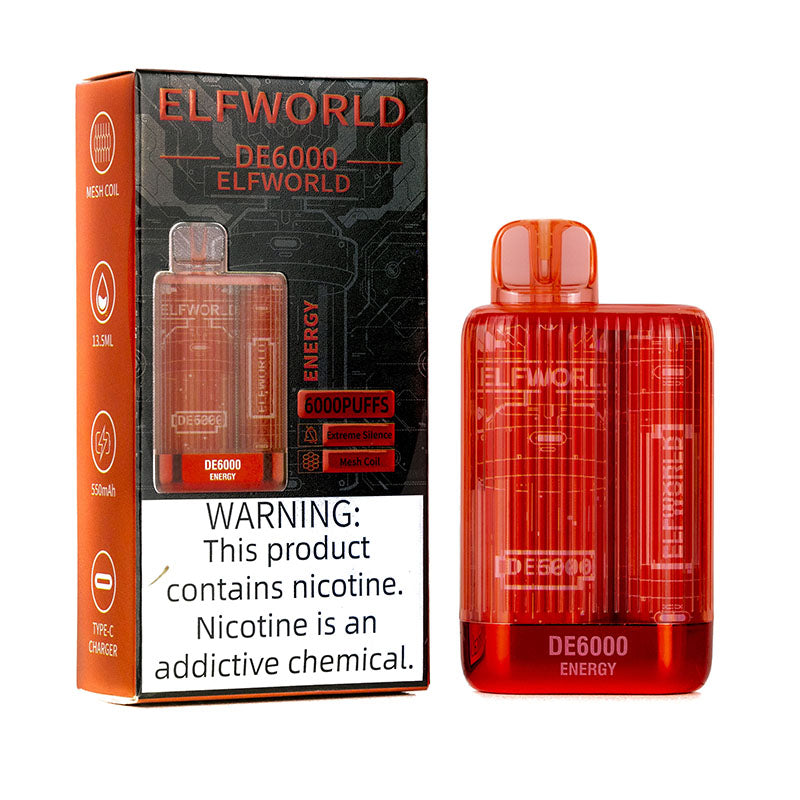 ELFWORLD DE 6000 Puffs Disposable Vape