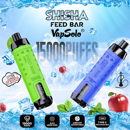 VapSolo Shisha 15000 Puffs Disposable Vape