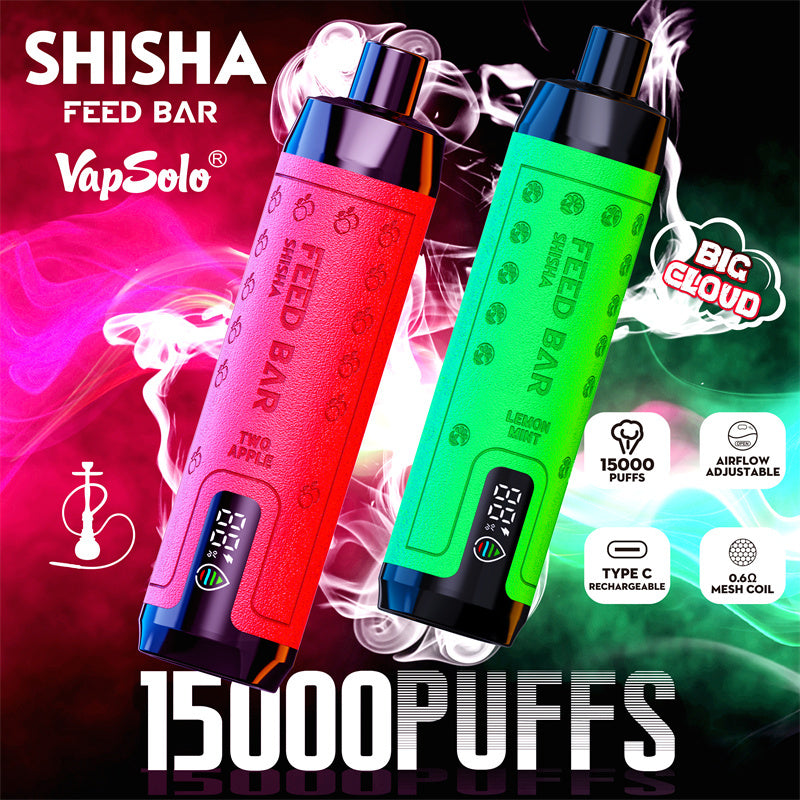 VapSolo Shisha 15000 Puffs Disposable Vape