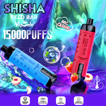 VapSolo Shisha 15000 Puffs Disposable Vape