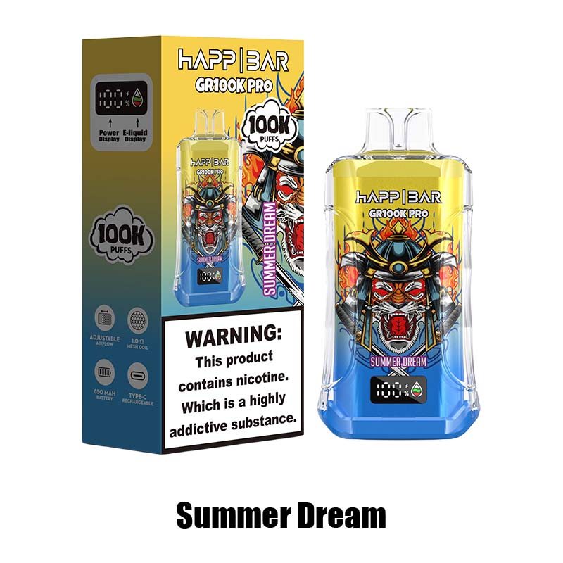 HAPP BAR GR100K PRO 100000 Puffs Disposable Vape