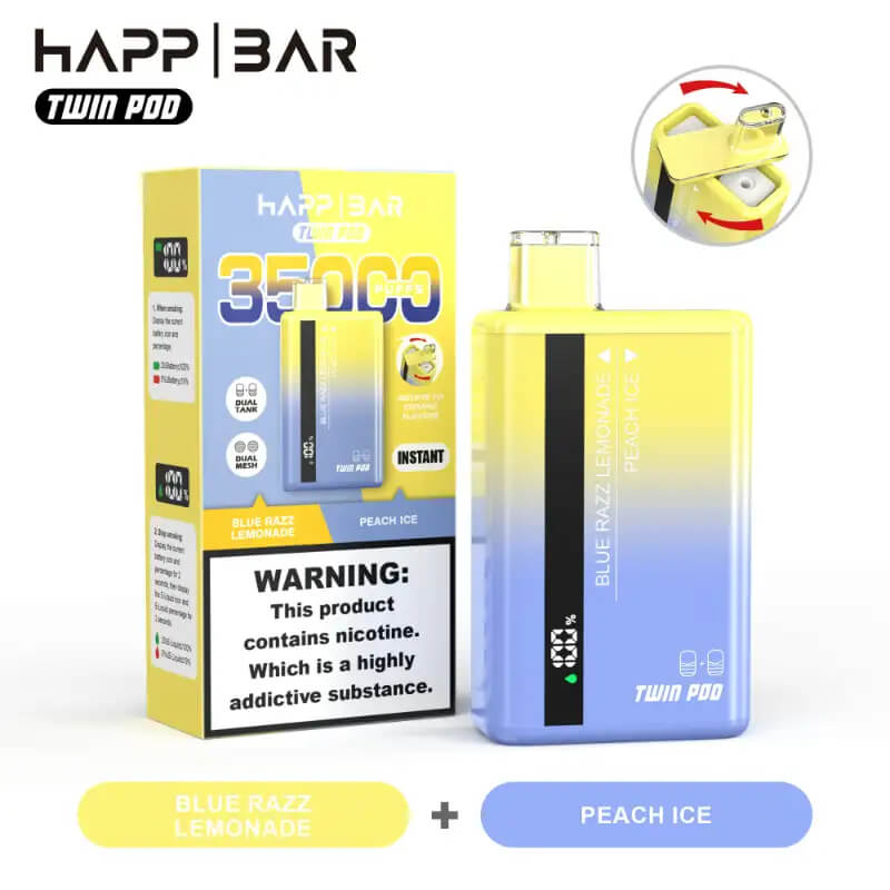Happ Bar Twin Pod 35000 Puffs Disposable Vape