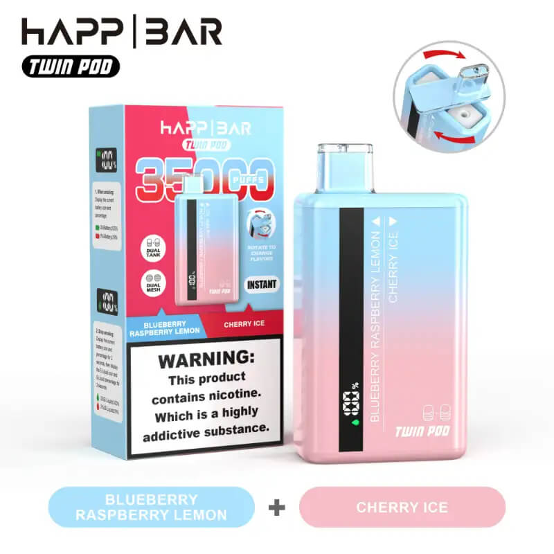 Happ Bar Twin Pod 35000 Puffs Disposable Vape