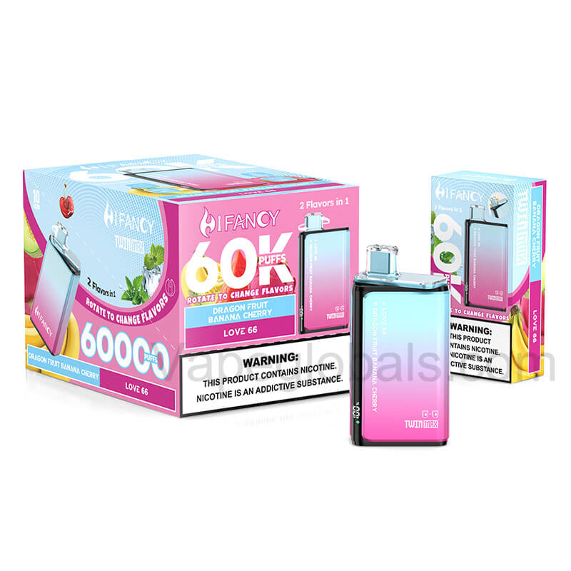 Hifancy Twin Max 60000 Puffs 2in1 Disposable Vape
