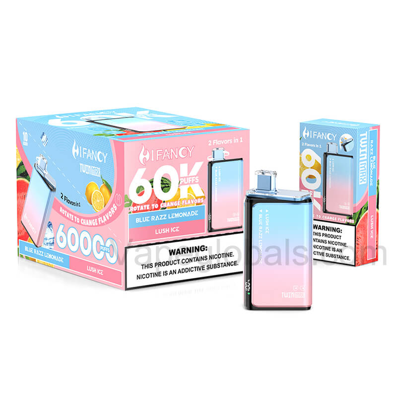 Hifancy Twin Max 60000 Puffs 2in1 Disposable Vape