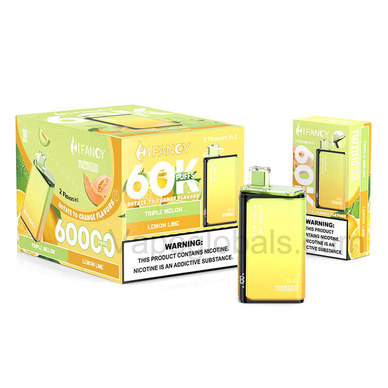 Hifancy Twin Max 60000 Puffs 2in1 Disposable Vape
