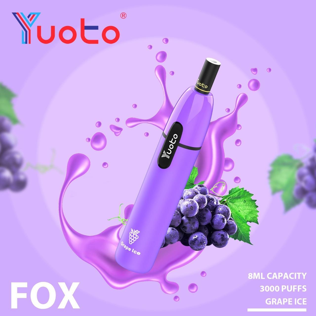 Yuoto Fox 3000 Puffs Disposable Vape