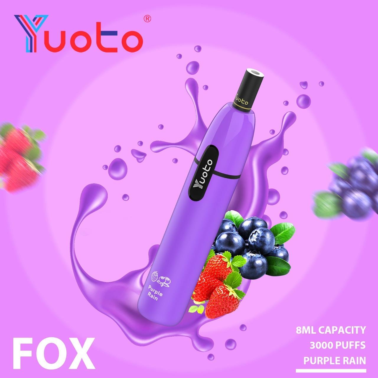 Yuoto Fox 3000 Puffs Disposable Vape