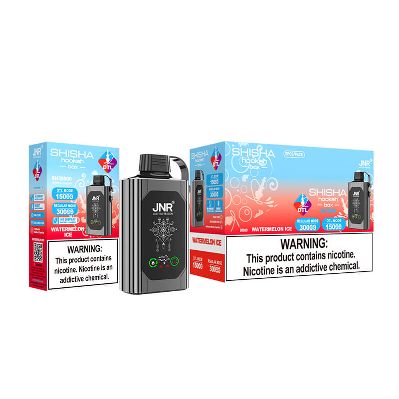 JNR Shisha Hookah Box 30000 Puffs Disposable Vape