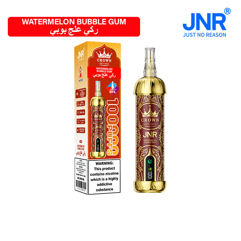 JNR Crown Shisha 100000 Puffs DTL Hookah Disposable Vape