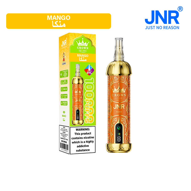 JNR Crown Shisha 100000 Puffs Disposable Vape